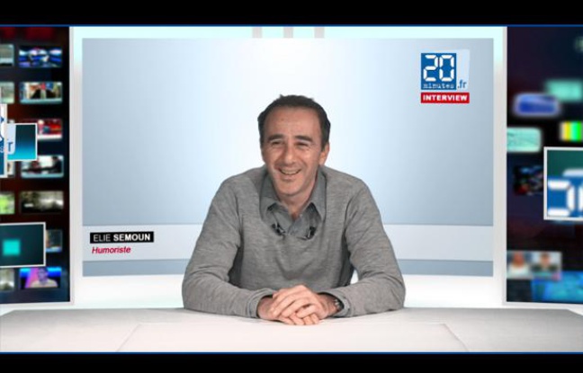 Elie Semoun dans le studio TV de 20 Minutes en novembre 2012. Elie Semoun dans le studio TV de 20 Minutes en novembre 2012.
