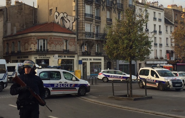 Un assaut en cours à Saint-Denis le 18 novembre 2015. Un assaut en cours à Saint-Denis le 18 novembre 2015.