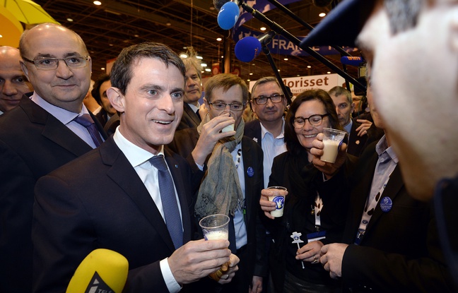 Le Premier ministre Manuel Valls ce lundi matin au Salon de l'agriculture. Le Premier ministre Manuel Valls ce lundi matin au Salon de l'agriculture.