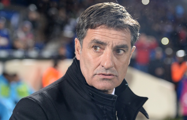 Michel, coach de l'OM, à Bordeaux le 11 février 2016 Michel, coach de l'OM, à Bordeaux le 11 février 2016