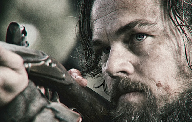 DiCaprio dans The Revenant. DiCaprio dans The Revenant.