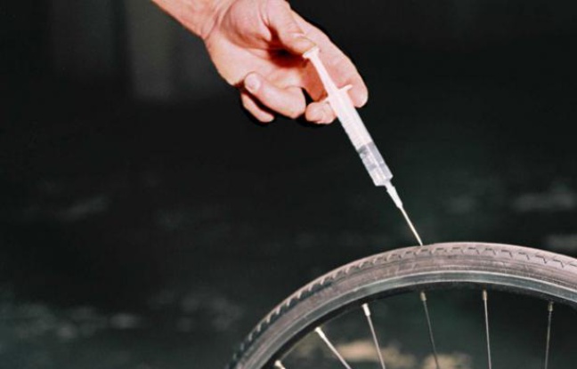 Illustration dopage dans le cyclisme Illustration dopage dans le cyclisme