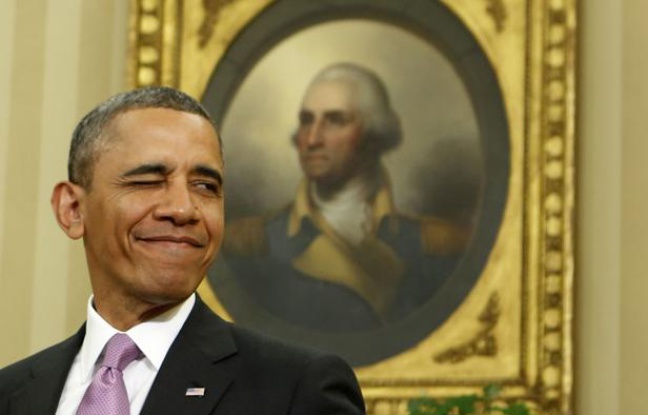 Le président américain, Barack Obama, le 23 avril 2013, à la Maison blanche, à Washington (Etats-Unis). Le président américain, Barack Obama, le 23 avril 2013, à la Maison blanche, à Washington (Etats-Unis).