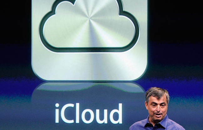 Le vice-président d'Apple en charge des services Internet, Eddy Cue, présente iCloud. Le vice-président d'Apple en charge des services Internet, Eddy Cue, présente iCloud.