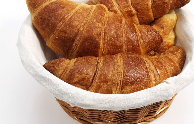 Les croissants incurvés n'ont plus la cote outre-Manche. Illustration. Les croissants incurvés n'ont plus la cote outre-Manche. Illustration.