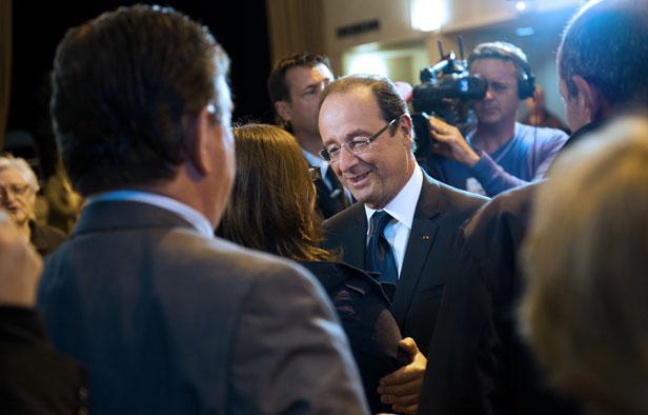 François Hollande à Tulle, le 10 juin 2012. François Hollande à Tulle, le 10 juin 2012.