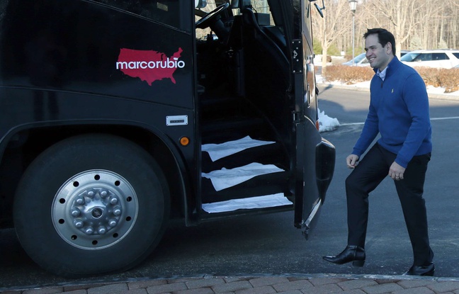 Les bottines du républicain Marco Rubio font jaser aux Etats-Unis. Les bottines du républicain Marco Rubio font jaser aux Etats-Unis.
