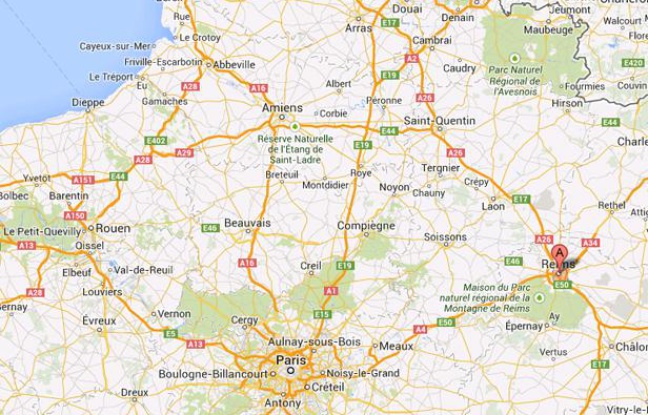 Google Maps de Reims Google Maps de Reims