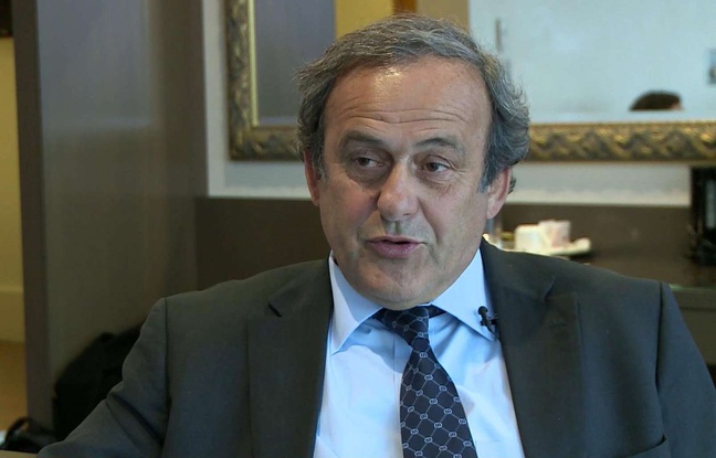 Michel Platini lors d'un entretien à AP, le 7 janvier 2016. Michel Platini lors d'un entretien à AP, le 7 janvier 2016.