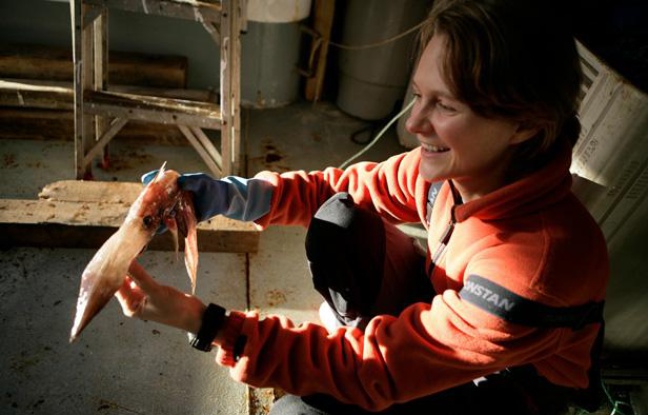 Claire Nouvian, fondatrice de l'association Bloom, milite pour la protection des fonds marins. Claire Nouvian, fondatrice de l'association Bloom, milite pour la protection des fonds marins.