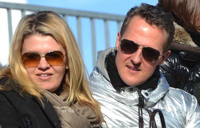 Michael Schumacher avec sa femme Corrina à St Moritz (Suisse) le 27 janvier 2013. Michael Schumacher avec sa femme Corrina à St Moritz (Suisse) le 27 janvier 2013.