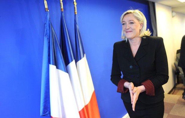 Marine Le Pen à Nanterre, le 5 janvier 2012. Marine Le Pen à Nanterre, le 5 janvier 2012.