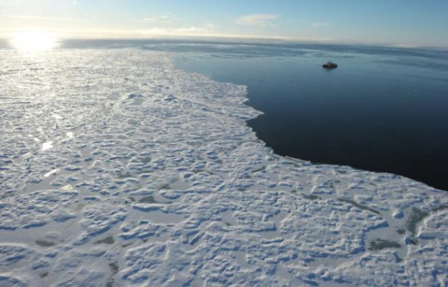 Les eaux de l'Arctique le 27 septembre 2015 Les eaux de l'Arctique le 27 septembre 2015