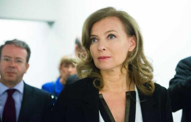 Valérie Trierweiler, le 8 octobre 2012 lors de l'inauguration de l'exposition Hopper au Grand Palais, à Paris. Valérie Trierweiler, le 8 octobre 2012 lors de l'inauguration de l'exposition Hopper au Grand Palais, à Paris.