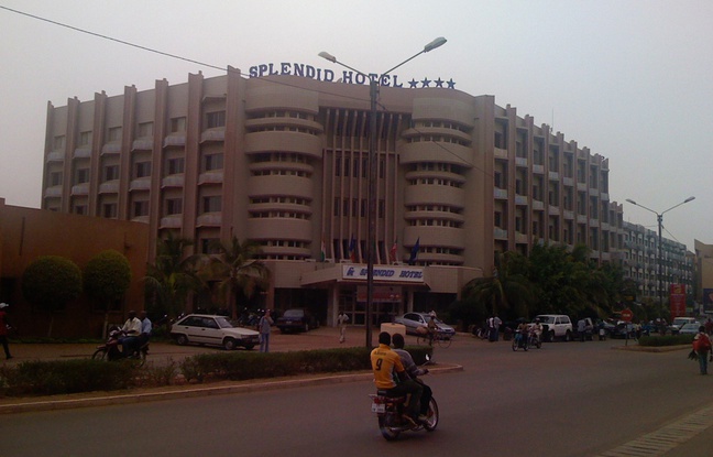 L'hôtel Splendid, à Ouagadougou, le 25 mai 2008. L'hôtel Splendid, à Ouagadougou, le 25 mai 2008.