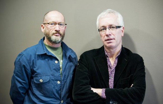 Portraits de Didier Lestrade et Gilles Pialoux auteurs du livre "Sida 2.0", à Paris le 11 janvier 2012 Portraits de Didier Lestrade et Gilles Pialoux auteurs du livre "Sida 2.0", à Paris le 11 janvier 2012