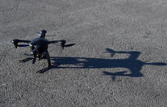 Une nouvelle version d'un drone présenté à un salon de la technologie à Las Vegas, le 8 janvier 2015 Une nouvelle version d'un drone présenté à un salon de la technologie à Las Vegas, le 8 janvier 2015