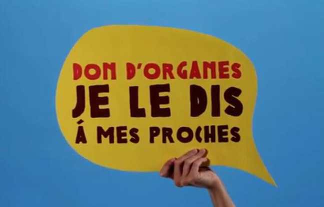 Capture d'écran de la campagne pour le don d'organes du 22 juin 2012. Capture d'écran de la campagne pour le don d'organes du 22 juin 2012.