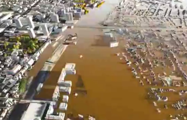 Des vidéos de simulation en 3D d'une crue centennale de la Seine et de la Marne ont été produites dans le cadre de l'opération EU Sequana 2016. Des vidéos de simulation en 3D d'une crue centennale de la Seine et de la Marne ont été produites dans le cadre de l'opération EU Sequana 2016.