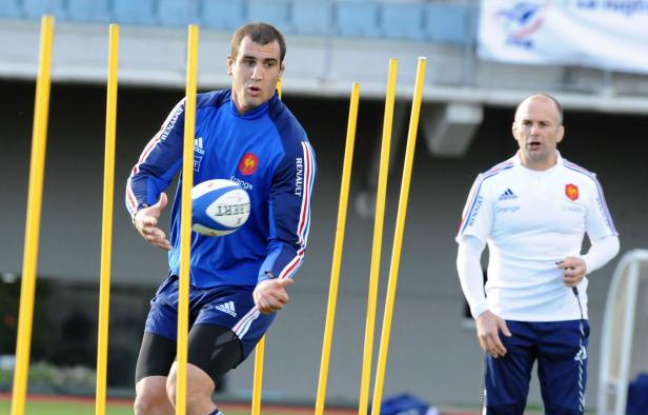 Yoann Maestri lors d'un entraînements avec les Bleus, le 20 novembre à Marcoussis. Yoann Maestri lors d'un entraînements avec les Bleus, le 20 novembre à Marcoussis.