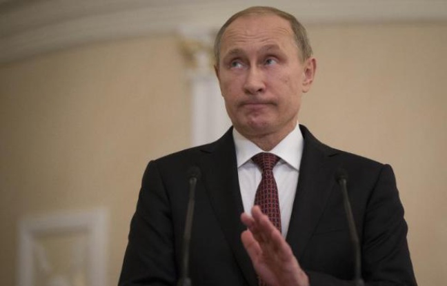 Vladimir Poutine annonce le 12 février 2015 un accord de cessez-le-feu sur l'Ukraine après une nuit de négociations à Minsk Vladimir Poutine annonce le 12 février 2015 un accord de cessez-le-feu sur l'Ukraine après une nuit de négociations à Minsk