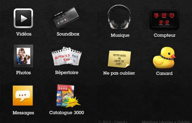 L'application est disponible sur iPhone, iPad et Android. L'application est disponible sur iPhone, iPad et Android.