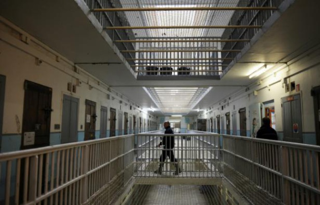 Vue de l'intérieur de la prison des Baumettes, le 6 mars 2013 à Marseille