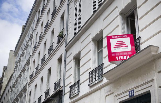Illustration vente immobilier à Paris. Illustration vente immobilier à Paris.