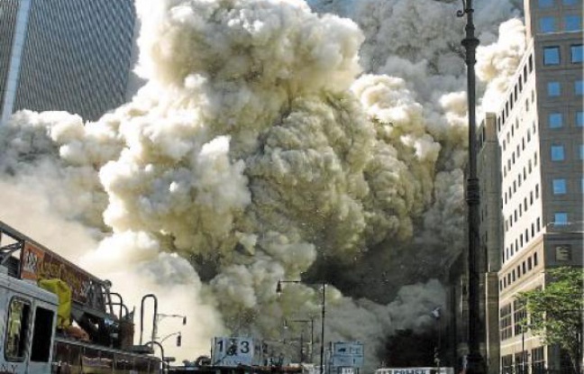 Le 11 septembre 2001, lors des attentats du World Trade Center, à New York. Le 11 septembre 2001, lors des attentats du World Trade Center, à New York.