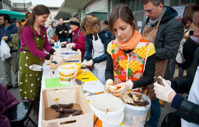 La première Disco Soupe a été organisée à Bordeaux le 7 avril 2013 La première Disco Soupe a été organisée à Bordeaux le 7 avril 2013