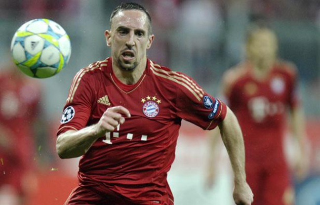Franck Ribéry, l'attaquant du Bayern Munich, le 3 avril 2012, contre Marseille, lors des quarts de finale retour de la Ligue des Champions. Franck Ribéry, l'attaquant du Bayern Munich, le 3 avril 2012, contre Marseille, lors des quarts de finale retour de la Ligue des Champions.