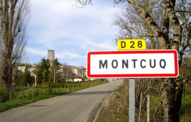 L'entrée de la ville de Montcuq L'entrée de la ville de Montcuq