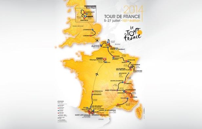 Le Tour de France 2014 partira de l'Angleterre. Le Tour de France 2014 partira de l'Angleterre.