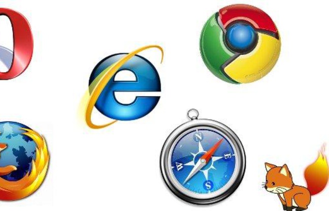 Les logos des principaux navigateurs (Internet explorer, Firefox, Safari, Chrome et Opera) Les logos des principaux navigateurs (Internet explorer, Firefox, Safari, Chrome et Opera)
