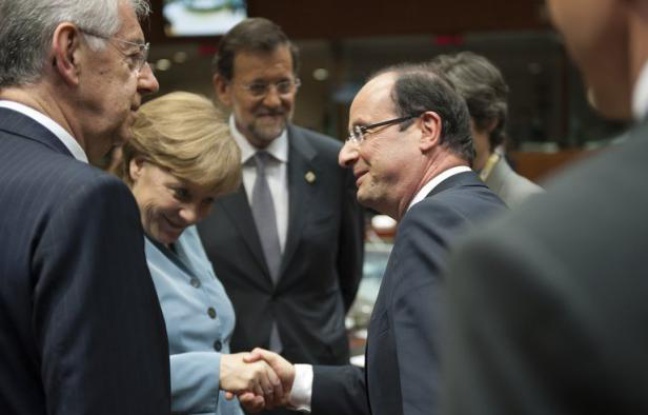 Le sommet entre le président du Conseil italien, Mario Monti, le président français François Hollande, la chancelière allemande Angela Merkel et le chef du gouvernement espagnol Mariano Rajoy, aura lieu le 22 juin à Rome, a indiqué vendredi le gouvernement italien sur son site internet. Le sommet entre le président du Conseil italien, Mario Monti, le président français François Hollande, la chancelière allemande Angela Merkel et le chef du gouvernement espagnol Mariano Rajoy, aura lieu le 22 juin à Rome, a indiqué vendredi le gouvernement italien sur son site internet.