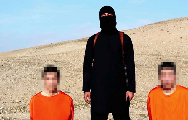 Deux otages de l'Etat islamique. Deux otages de l'Etat islamique.