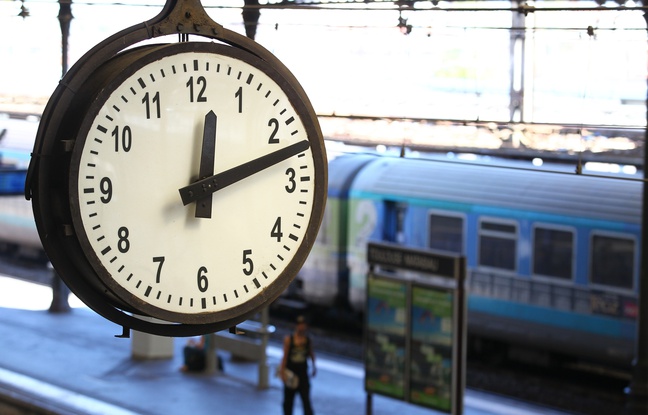 A la gare Matabiau. Illustration A la gare Matabiau. Illustration