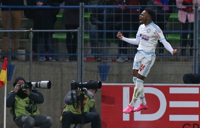 Georges-Kevin Nkoudou à Caen le 17 janvier 2016 Georges-Kevin Nkoudou à Caen le 17 janvier 2016