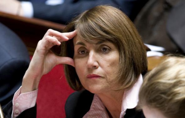 La ministre de la Culture Christine Albanel sur les bancs de l'Assemblée nationale La ministre de la Culture Christine Albanel sur les bancs de l'Assemblée nationale