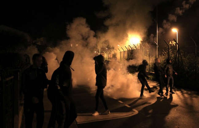 Incidents dans les rues de Bastia, le 15 février 2016. Incidents dans les rues de Bastia, le 15 février 2016.