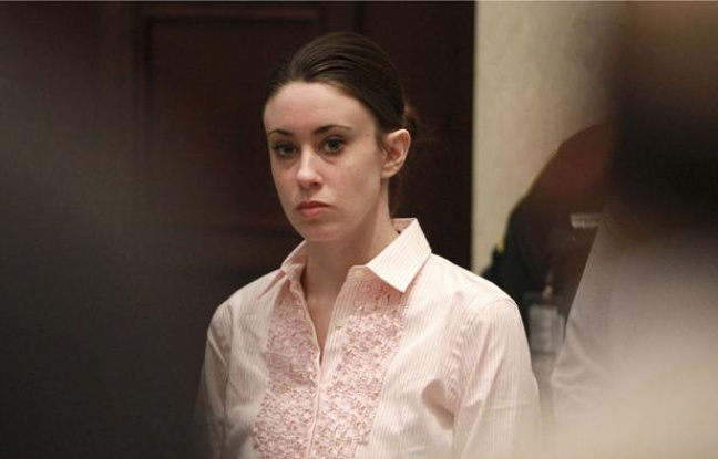 Casey Anthony, accusée du meurtre de sa fille de 2 ans, Caley, le jour de son acquittement au tribunal d'Orlando en Floride, le 5 juillet 2011. Casey Anthony, accusée du meurtre de sa fille de 2 ans, Caley, le jour de son acquittement au tribunal d'Orlando en Floride, le 5 juillet 2011.