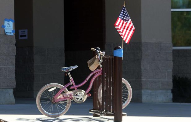 Un vélo aux Etats-Unis. Un vélo aux Etats-Unis.