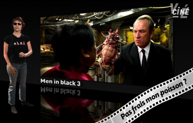 Caroline Vié, critique cinéma de «20 Minutes», décrypte le film «Men in black 3» dans son émission, Ciné Vié. Caroline Vié, critique cinéma de «20 Minutes», décrypte le film «Men in black 3» dans son émission, Ciné Vié.