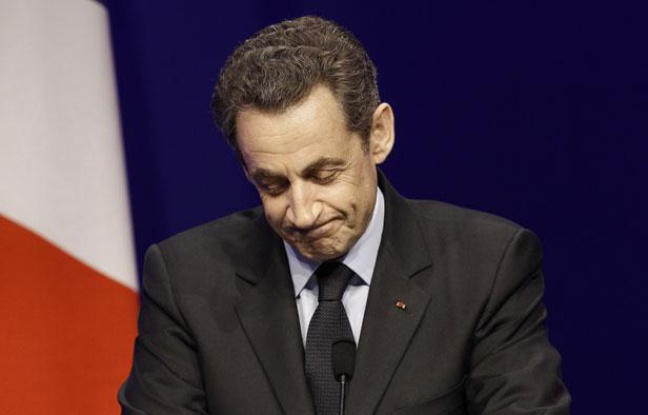 Nicolas Sarkozy le 22 avril 2012, à la Mutualité. Nicolas Sarkozy le 22 avril 2012, à la Mutualité.