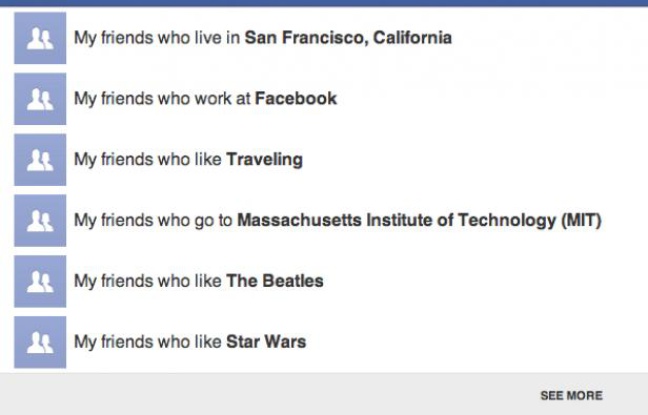 Facebook a présenté un nouvel outil de recherche sociale, le 15 janvier 2012. Facebook a présenté un nouvel outil de recherche sociale, le 15 janvier 2012.