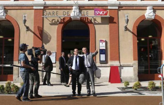 François Hollande en visite à Tulle, en Corrèze, le 21 juillet 2012. François Hollande en visite à Tulle, en Corrèze, le 21 juillet 2012.
