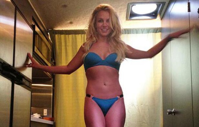 Britney Spears sur le tournage de son clip «Work Bitch». Britney Spears sur le tournage de son clip «Work Bitch».