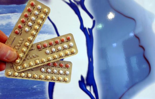 Des tablettes de pilules contraceptives. Des tablettes de pilules contraceptives.