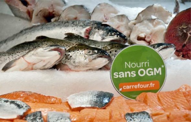 Le logo sera apposé sur les viandes, les œufs et les poissons de la marque Carrefour. Le logo sera apposé sur les viandes, les œufs et les poissons de la marque Carrefour.