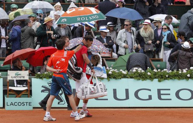 L'Espagnol Rafael Nadal, lors de sa finale à Roland-Garros, le 10 juin 2012. L'Espagnol Rafael Nadal, lors de sa finale à Roland-Garros, le 10 juin 2012.
